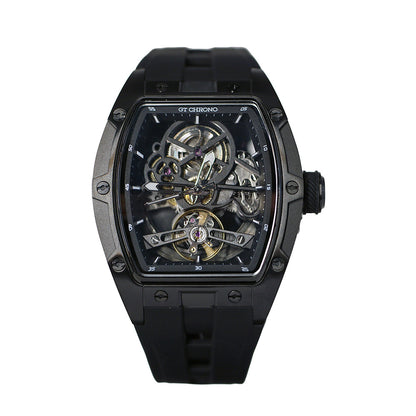 GT-01 Skeleton Uhr - Schwarz