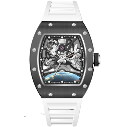 GT-02 Skeleton Space Uhr - Schwarz