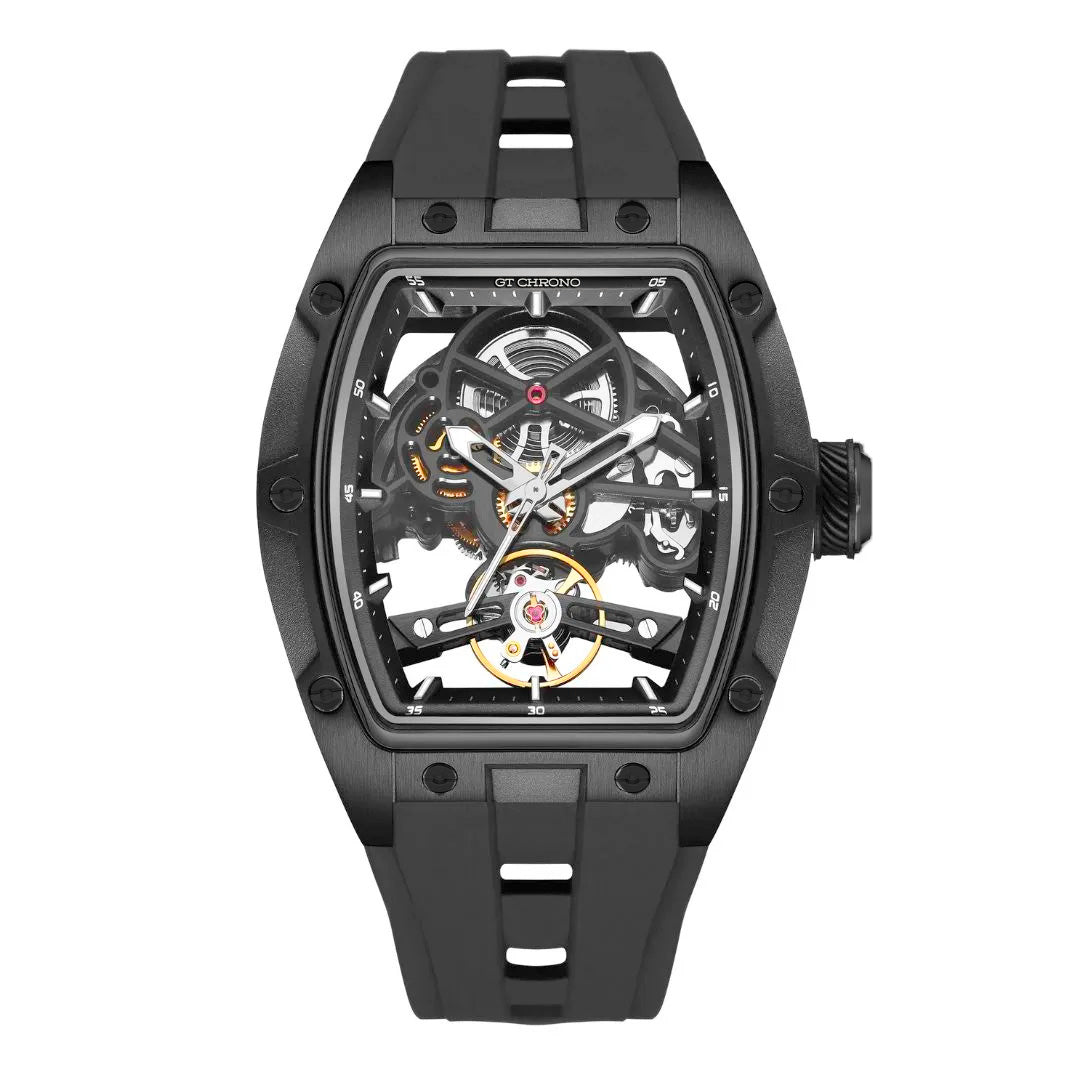 GT-01 Skeleton Watch - Black