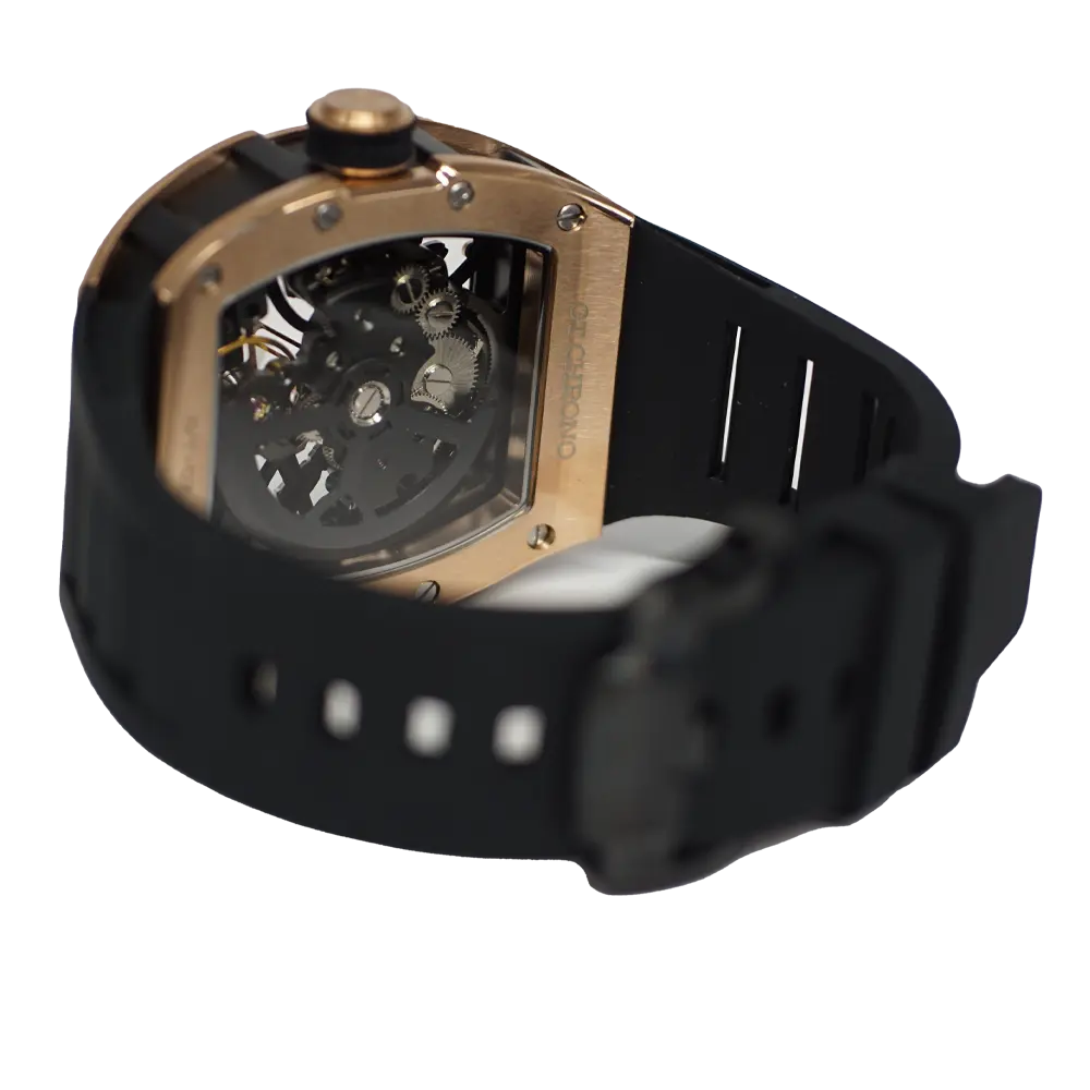 GT-02 Skeleton Space Watch - Rose Gold