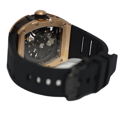 GT-02 Skeleton Space Watch - Rose Gold